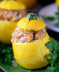 Кабачки, фаршированные мясом