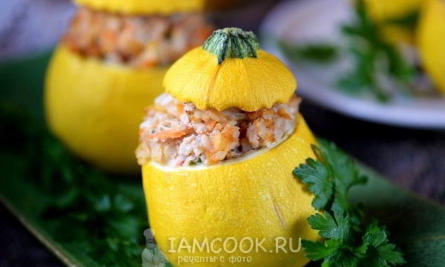 Рецепт кабачков, фаршированных мясом
