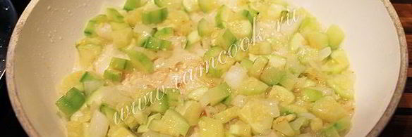 кабачки тушеные с грибами