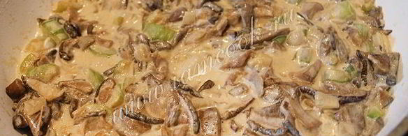 кабачки тушеные с грибами