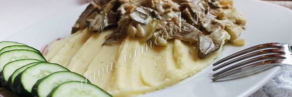 кабачки тушеные с грибами