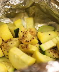 Кабачки в фольге