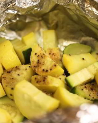 Кабачки в фольге