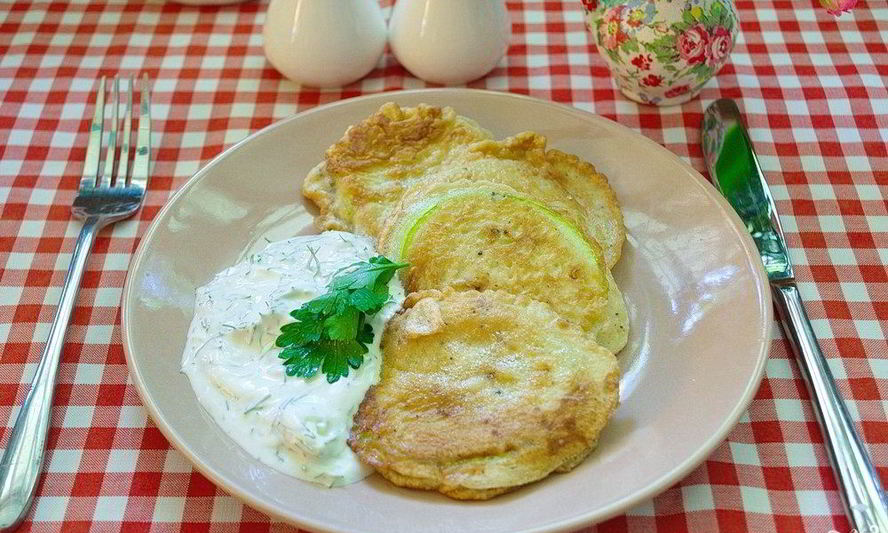 Рецепт кабачков в кляре