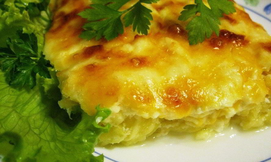 Рецепт кабачков, запеченных с сыром