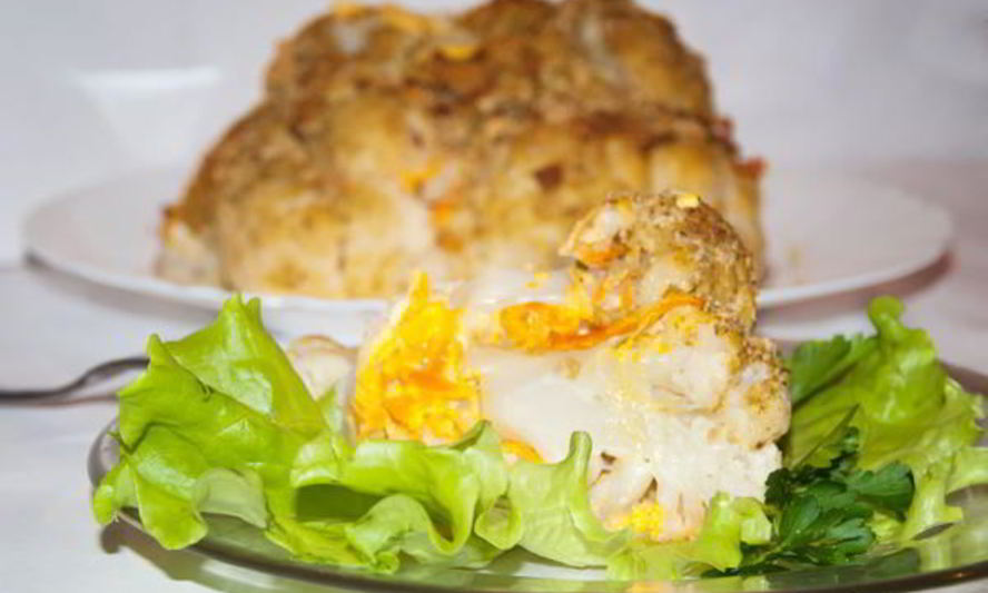 Рецепт капусты цветной, фаршированной