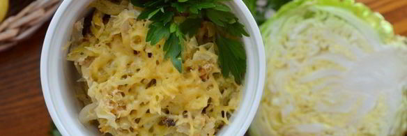 капуста в горшочке в горчичном соусе