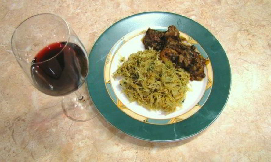 Рецепт капусты жареной