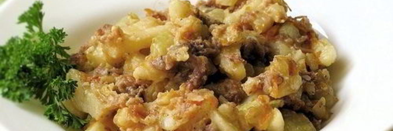 Картошка с тушенкой в мультиварке