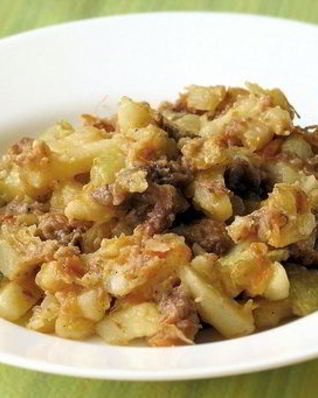 Картошка с тушенкой в мультиварке