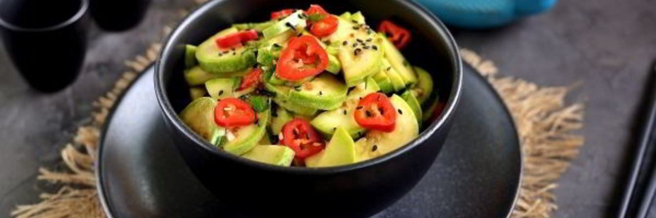 Острые кабачки по-корейски