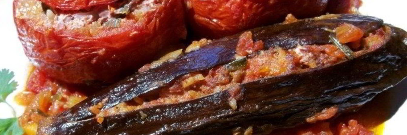 Овощи, фаршированные фаршем