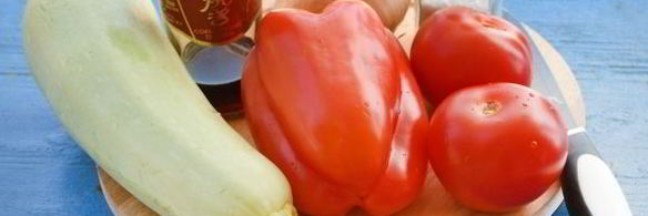 овощи на гриле