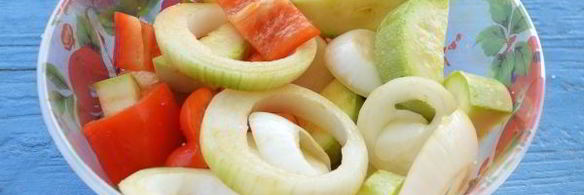 овощи на гриле