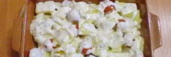 овощи в духовке под соусом