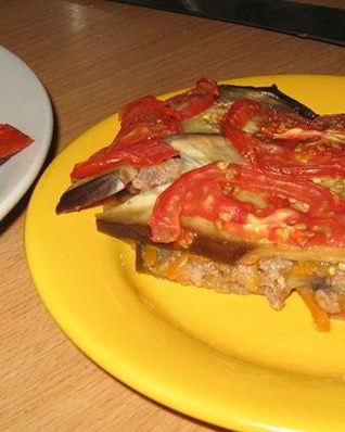 Слоеные баклажаны