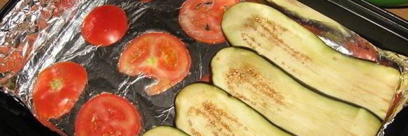 слоеные баклажаны