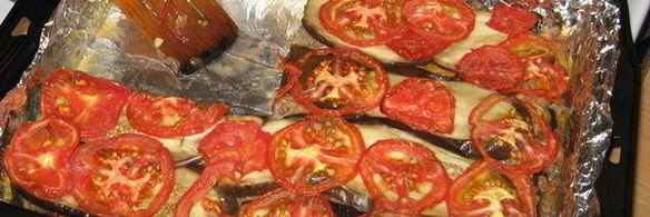 слоеные баклажаны