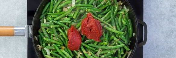 стручковая фасоль в томатном соусе