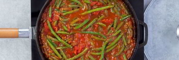 стручковая фасоль в томатном соусе