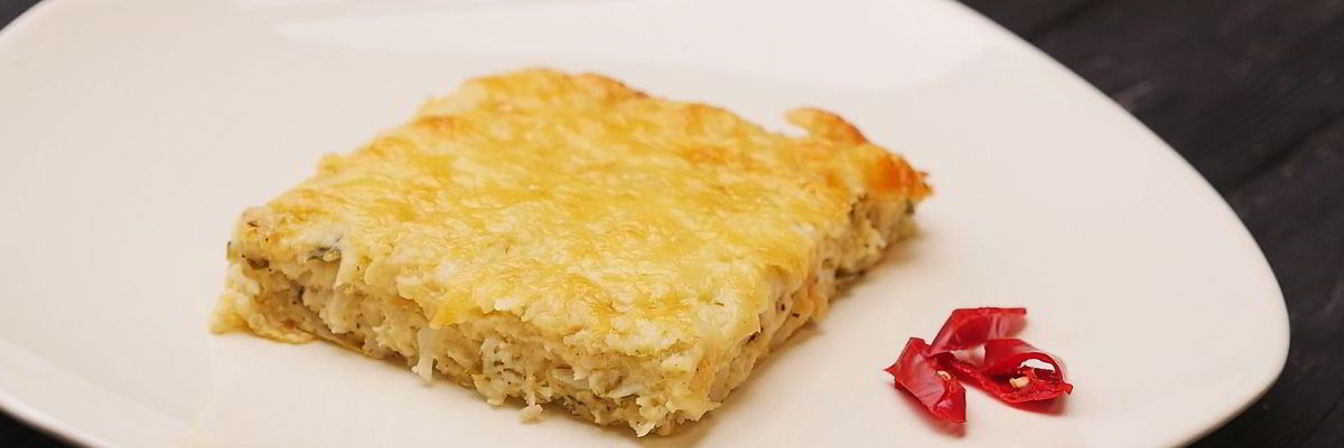 Цветная капуста с яйцом и сыром