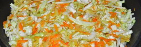 тушеная капуста на гарнир