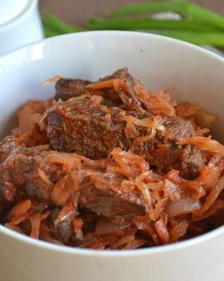 Тушеная квашеная капуста в мультиварке