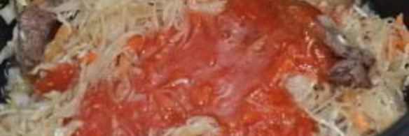 тушеная квашеная капуста в мультиварке