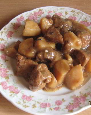 Тушенная картошка по-свекровски