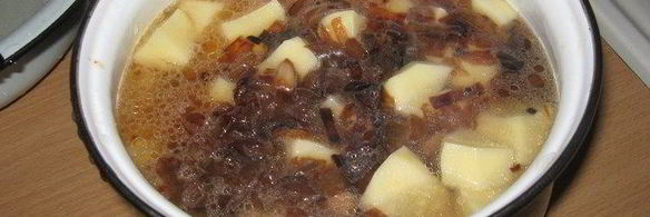 тушенная картошка по-свекровски