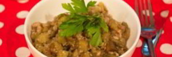 тушеные баклажаны с фаршем