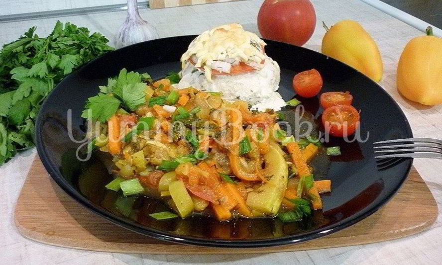 Рецепт тушеных кабачков с овощами