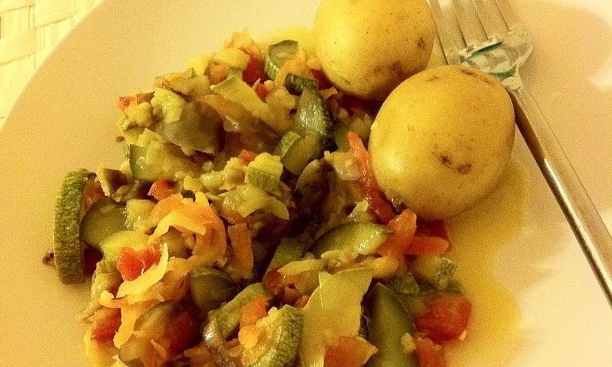 Рецепт тушеных овощей