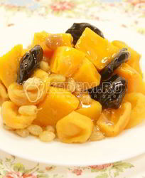 Тыква запеченная с сухофруктами