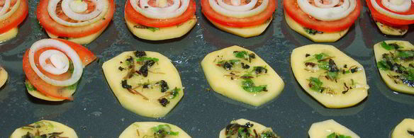 запеченный картофель серпантин