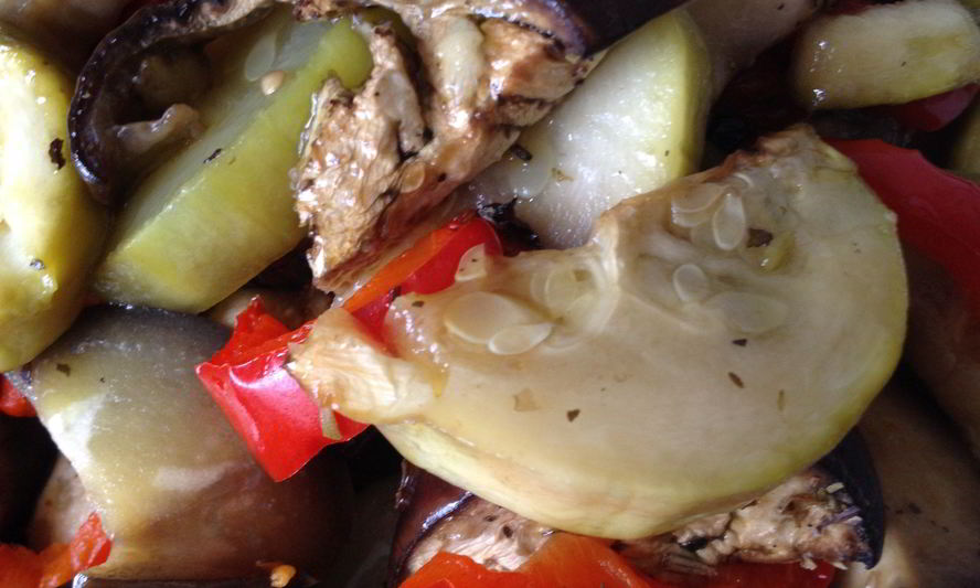 Рецепт запеченных овощей с розмарином