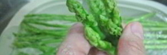 зеленая спаржа в духовке