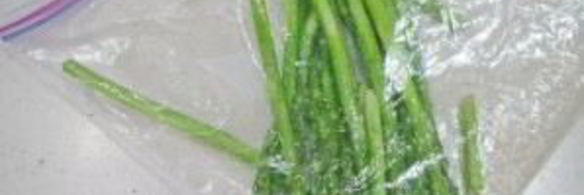 зеленая спаржа в духовке