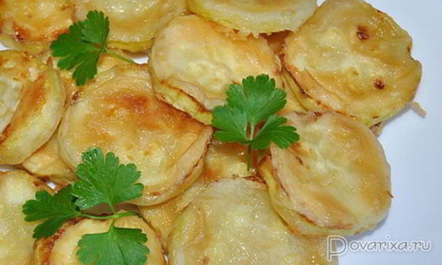 Рецепт жаренных кабачков