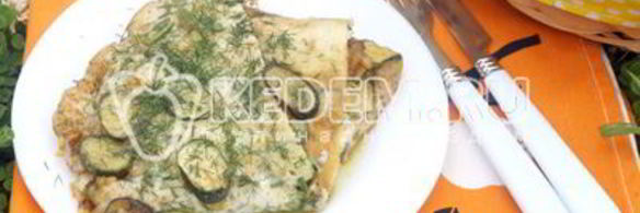 жареные кабачки с яйцом