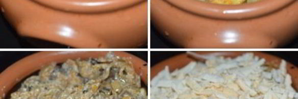 горшочки с печенью и картошкой