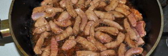 говяжья печень терияки