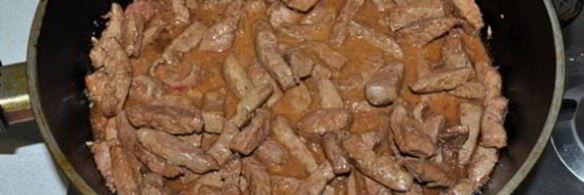 говяжья печень терияки