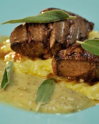 Говяжья печенка с томленым луком