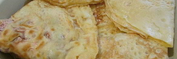 креспелле с печенью, нутом и помидорами черри