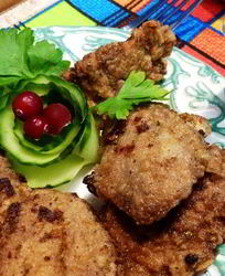 Куриная печень, маринованная в сметане