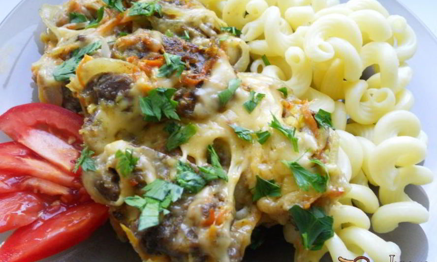 Рецепт куриной печени под сырной шубой