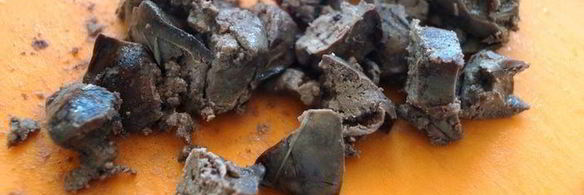 куриная печень с фасолькой