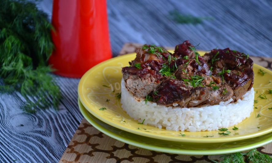 Рецепт куриной печени в духовке запеченная с луком и чесноком