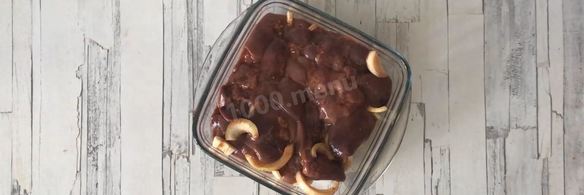 куриная печень в духовке запеченная с луком и чесноком